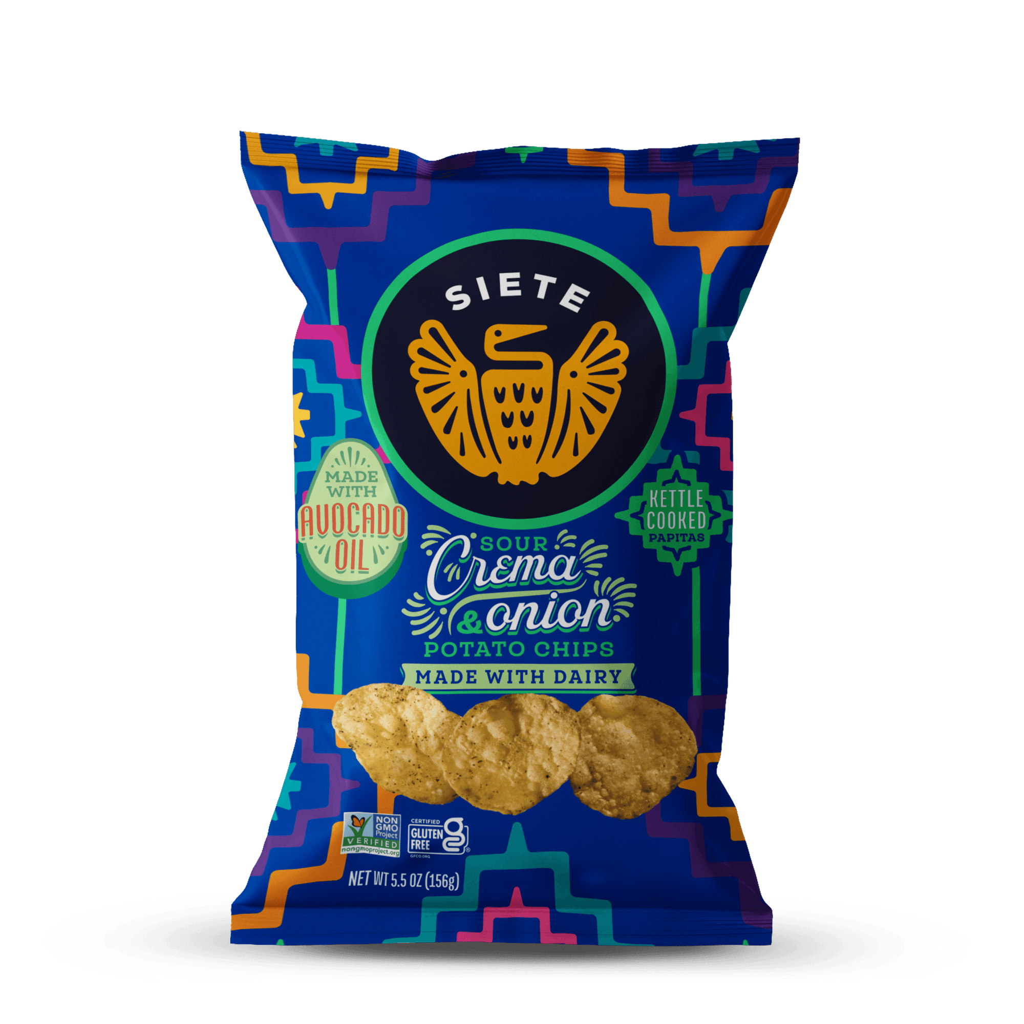 Kettle Cooked Sour Crema & Onion Potato Chips