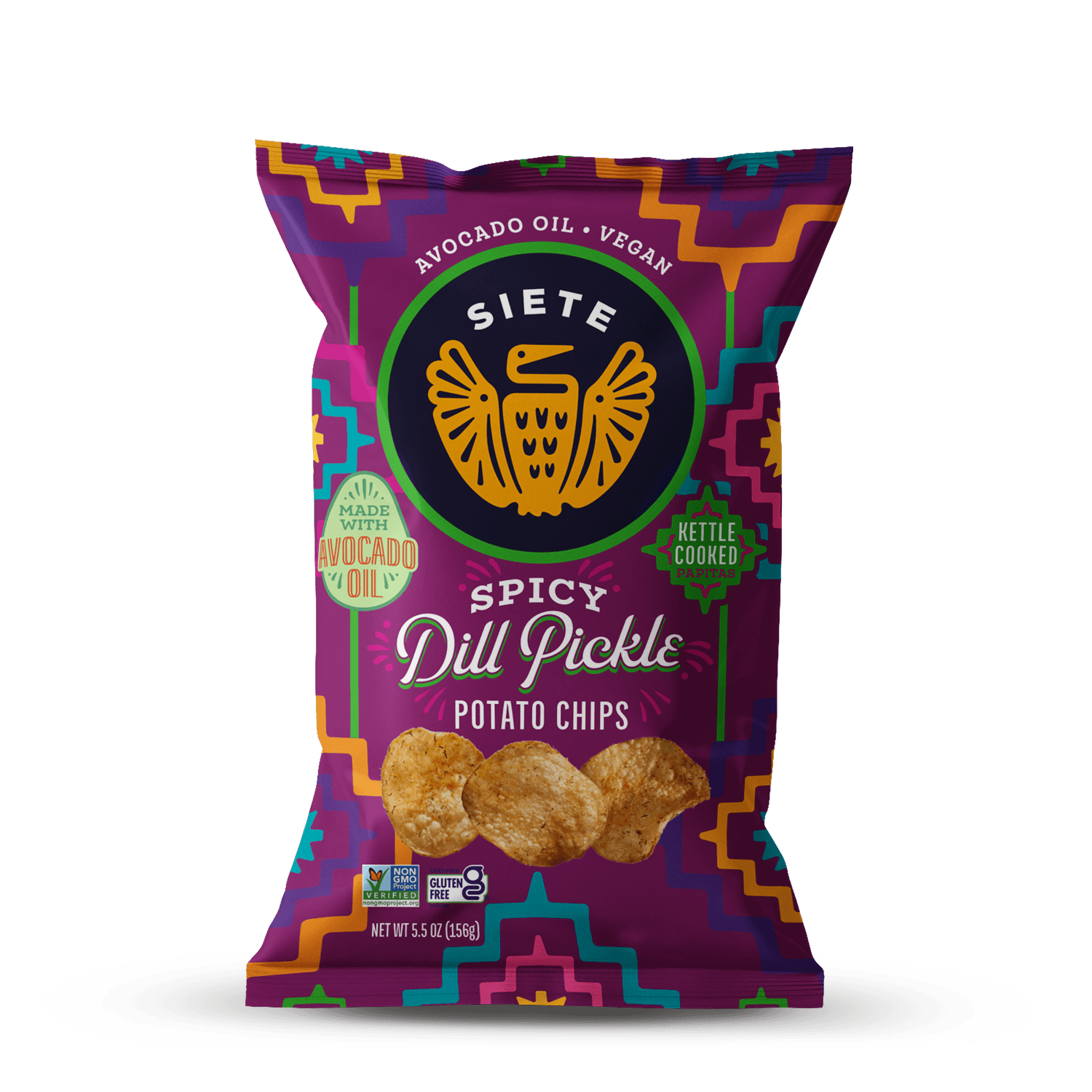 Kettle Cooked Spicy Dill Pickle Potato Chips