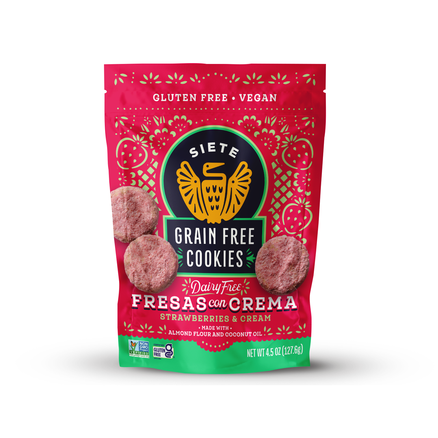 Grain Free Fresas con Crema Cookies