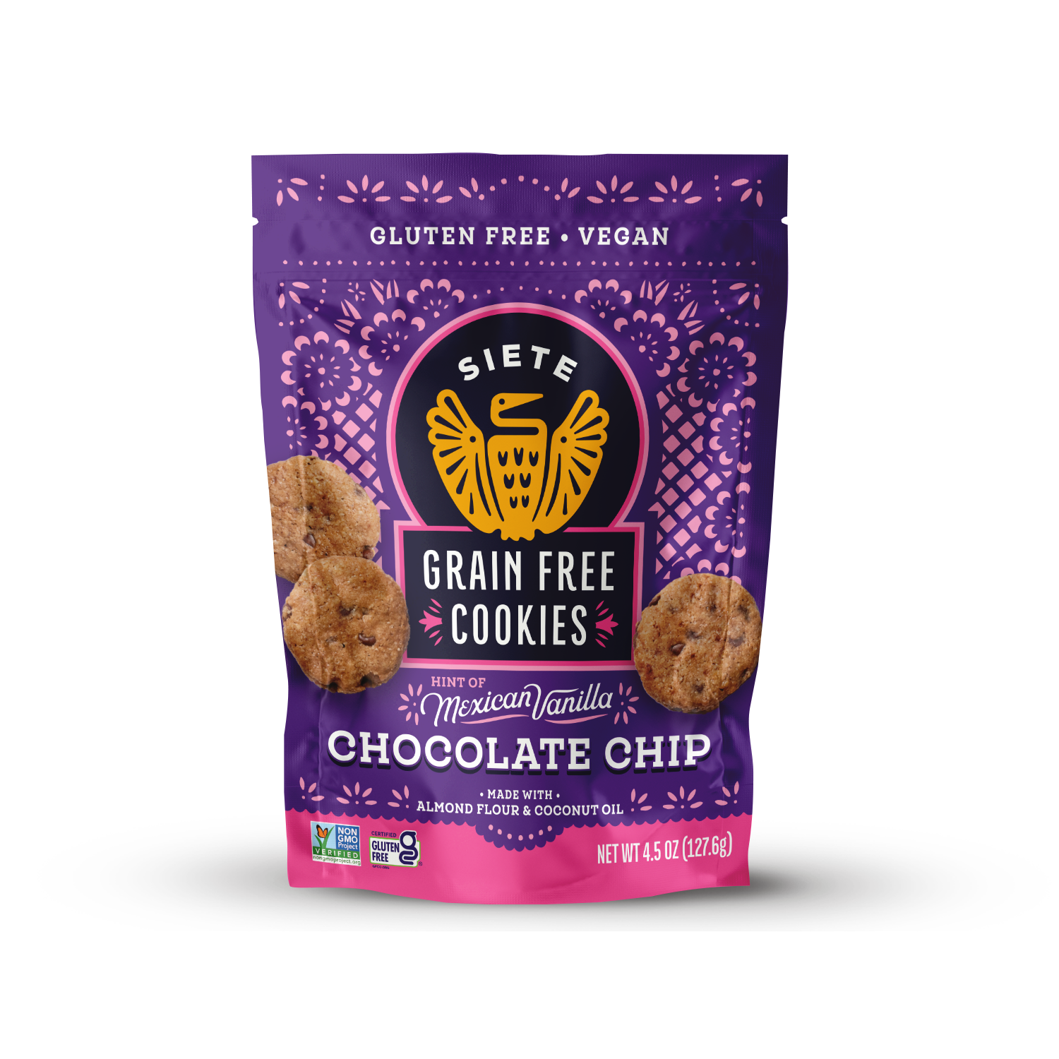 Grain Free Chocolate Chip Cookies with a Hint of Mexican Vanilla