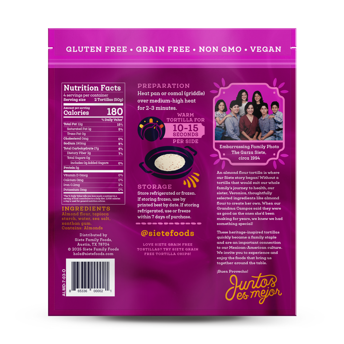 Grain Free Almond Flour Tortillas